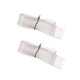 thumbnail image 4 of 2xClear Transparente Tubo Termoencogible Envoltura Cable Cable Manga 2.5cm X 1m, 4 of 5