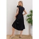 thumbnail image 2 of Vestido Largo Algodon Primavera Mujer Cuello Mao Manga corta 3322, 2 of 3