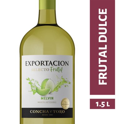 Cóctel De Vino Frutal Melón Botellón 1500 Ml Exportación Selecto