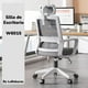 thumbnail image 2 of Silla De Escritorio Blanca Con Apoya Cabeza By LuBabycas, 2 of 8