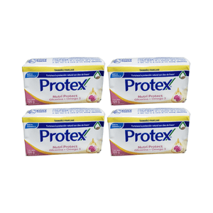 Pack 4 Jabón En Barra Protex Nutri Protect + Omega 3 125 G