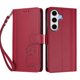 thumbnail image 3 of Funda Cartera Trébol para Samsung Galaxy S24 FE con Ranuras Tarjetas y Carga Inalámbrica Rojo, 3 of 6
