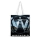 thumbnail image 1 of Westworld Bolso de tela con estampado de lienzo para mujer, bolsa de compras reutilizable y estética, con cremallera interior, regalo para mujer,40*45cm., 1 of 6