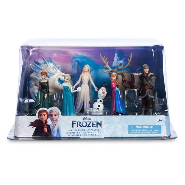 Set de figuras Disney Store Frozen Deluxe de 9 piezas | Lider