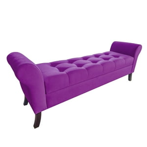 Genérico - Banqueta Baul Tucson King Color Morado