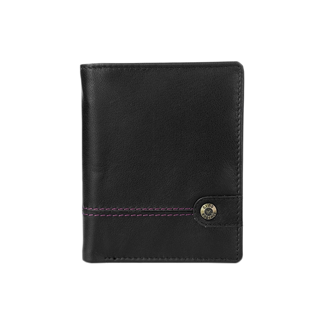 Tarjetero De Cuero Hombre Gino Rodinis Texas 1.165 Gris/marrón