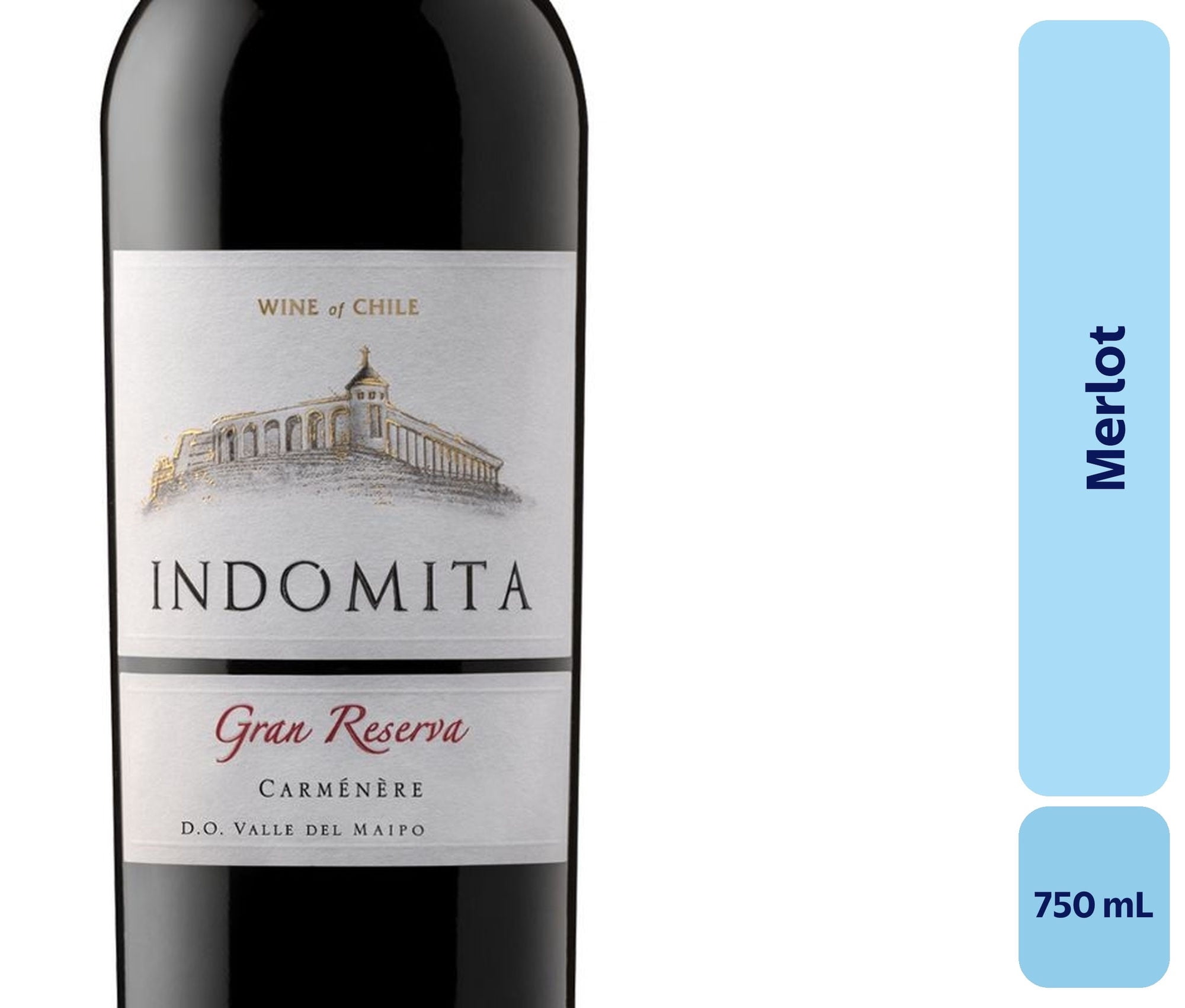 Indómita - Vino Merlot Botella