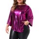 thumbnail image 4 of Agnes Orinda Conjuntos de Halloween para Mujeres Blusa Brillante de Talla Grande para Escuela y Universidad, 4 of 6