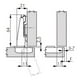 thumbnail image 2 of Bisagra Nexis Recta 110° Click On Dvp, 2 of 3