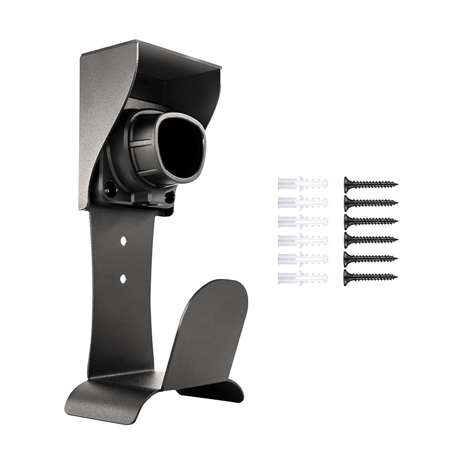 Ioensy - Soporte De Pared Para Carga Ev, Organizador De Cables Para Coche Eléctrico, Color Negro, Para Modelo S