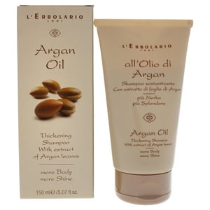 Lerbolario - Champú Espesante Con Aceite De Argán De Para Unisex - Champú De 5,07 Oz