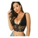 thumbnail image 1 of Top Crop De Encaje Para Mujer -  Broches Delanteros - Peto Escote En V, 1 of 5
