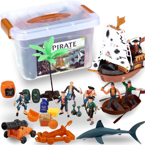 Figuras de acción Playset Liberty Imports Bucket of Pirates