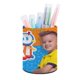 thumbnail image 1 of Vlad y Niki-theme Cylinder Pen Holder Pencil Organizer with Flannel Lining PVC Leather Material Cardboard Base for study work 10*8CM, 1 of 6