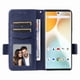thumbnail image 2 of Funda Cartera para BLU Bold K50 Tapa Flip con Ranuras y Soporte Azul, 2 of 5