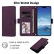 thumbnail image 5 of Funda Billetera Delgada para Google Pixel 8a con Ranuras y Soporte Morado oscuro, 5 of 6