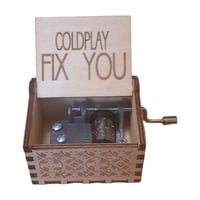 Genmérico - Coldplay Fix You Caja Musical De Madera Manual
