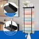 thumbnail image 5 of Toallero De Baño De Altura Retráctil Con Estante De Metal Y 3 Gancho, 5 of 7