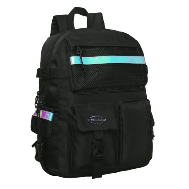 Mochila Mujer Escalade Kawaii Holographic Negro Head Lider