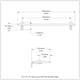 thumbnail image 2 of Tocador Shelf Allied Brass RC-1/16-WHM de cristal, 40 cm, color blanco mate, 2 of 2