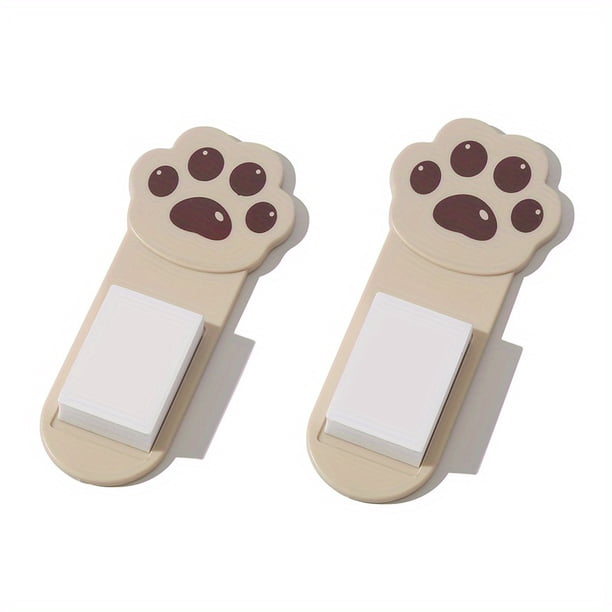 2pcs Toilet Seat Cover Lifter, Cute Cartoon Toilet Seat Handle, Avoid Touching Toilet Seat, Self-Adhesive Seat Cover Lifter With Kawaii Cat Claw, Bathroom Accessories