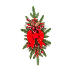 Magideal - Guirnalda Navideña De Navidad, Decoración Interior Decorativa Para El Hogar, Decoración Navideña Para Escaleras, Decoración Para Colgar En La Pared De Lacre