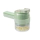 thumbnail image 1 of 4 en 1 conjunto de cortador eléctrico de alimentos portátil, procesador inalámbrico de alimentos para frutas, verduras y carne verde, 1 of 3