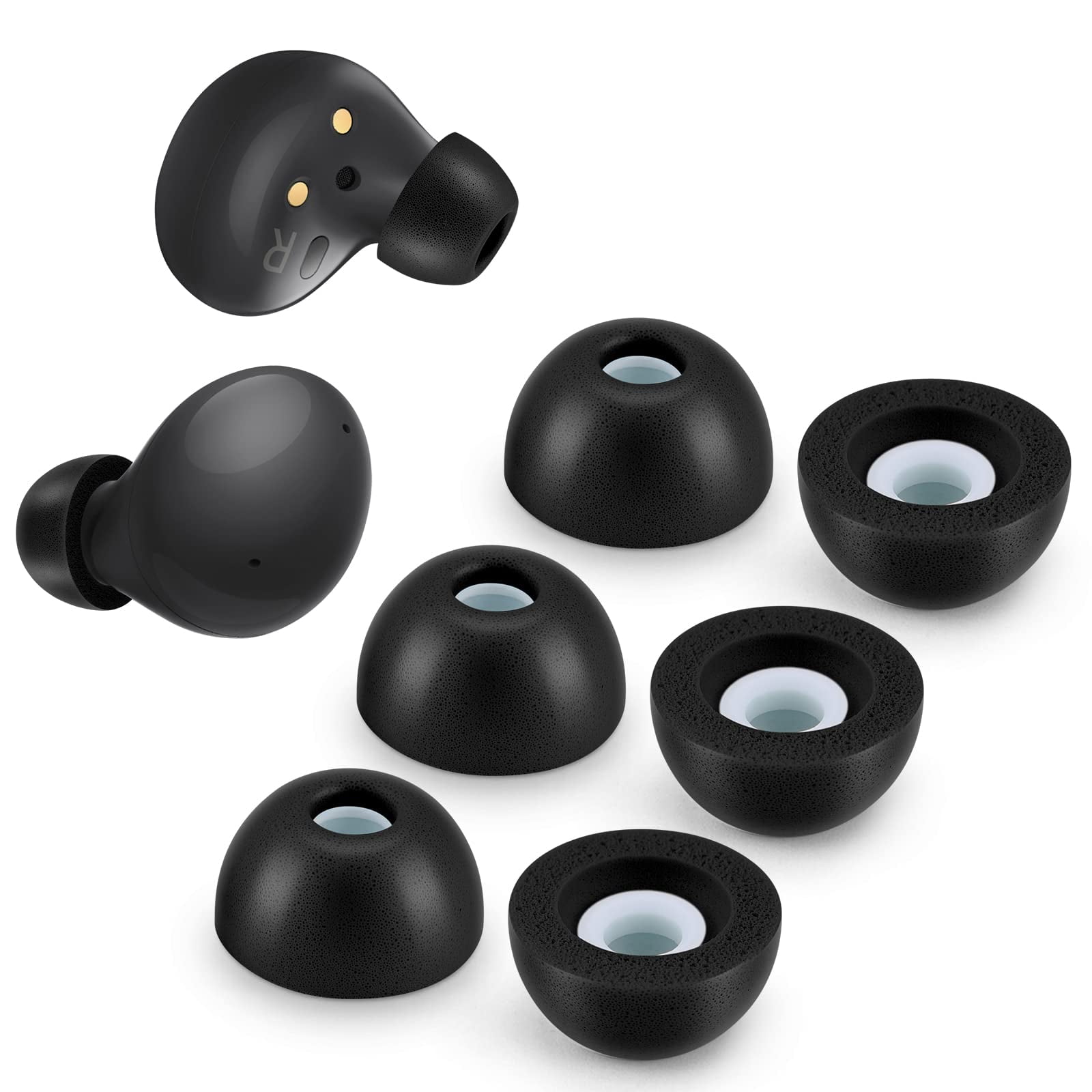 Tang Town - Consejos De Espuma Viscoelástica Para Samsung Galaxy Buds 2/plus/beats Studio