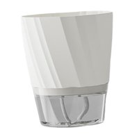 Magideal - Maceta Para Flores, Macetero Automático Con Absorción De Agua, Tanque De Agua Transparente, Elegante Alféizar De Ventana Para Exteriores, Jardinería, L