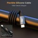 thumbnail image 4 of Cable USB-C SMALLRIG 60 cm 20 Gbps 100 W con conector en ángulo, 4 of 6