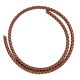 thumbnail image 5 of Cordón de cuero trenzado Correa de cuero trenzada Fabricación de joyas artesanales Marrón claro, 5 of 5