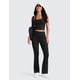thumbnail image 2 of Pantalones CRZ YOGA Butterluxe tiro alto acampanados 77 cm negro M, 2 of 7