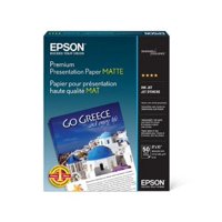 Papel Epson Premium Presentation Mate 8 X 10 50 Hojas