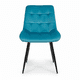 thumbnail image 2 of Silla Milano Velvet Base Negra, 2 of 2