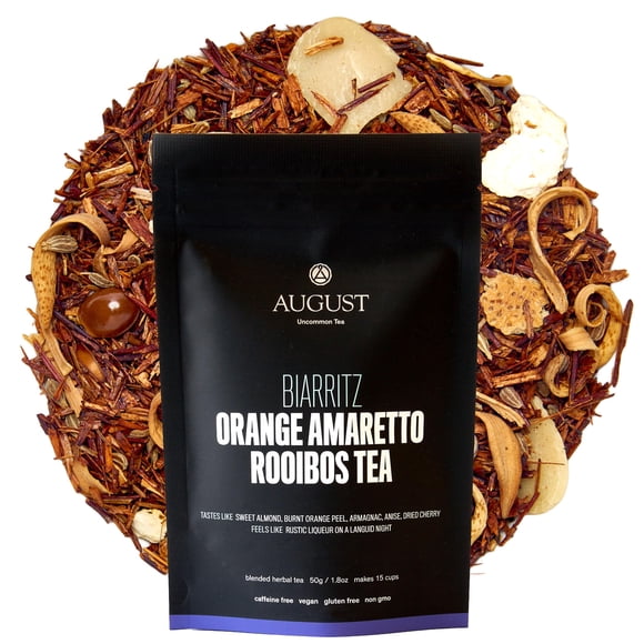 Té August Uncommon Biarritz Naranja Amaretto con Rooibos