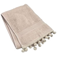 Oem - Toalla De Baño Algodon Pompones Toalla Fina Elegante 70X34Cm 1