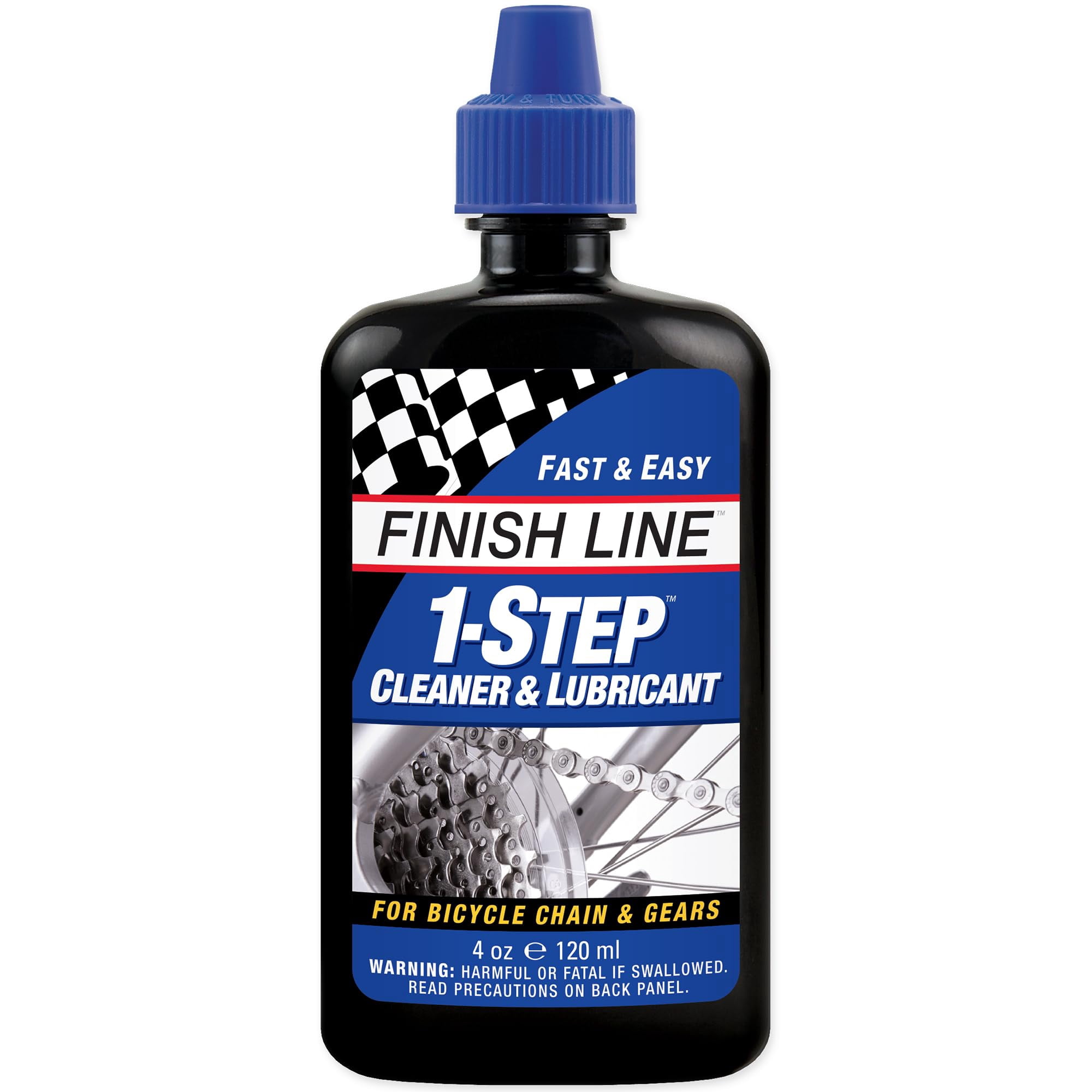 Limpiador Y Lubricante Para Cadenas De Bicicleta Finish Line 1-step 120 Ml