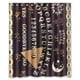 thumbnail image 1 of Cortina de ducha con diseño de tablero Ouija y ganchos (60 x 72 pulgadas), 1 of 3