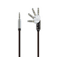 thumbnail image 3 of Cable de Audio Auxiliar Macho a Macho con Rotación 1.5Mts, 3 of 5