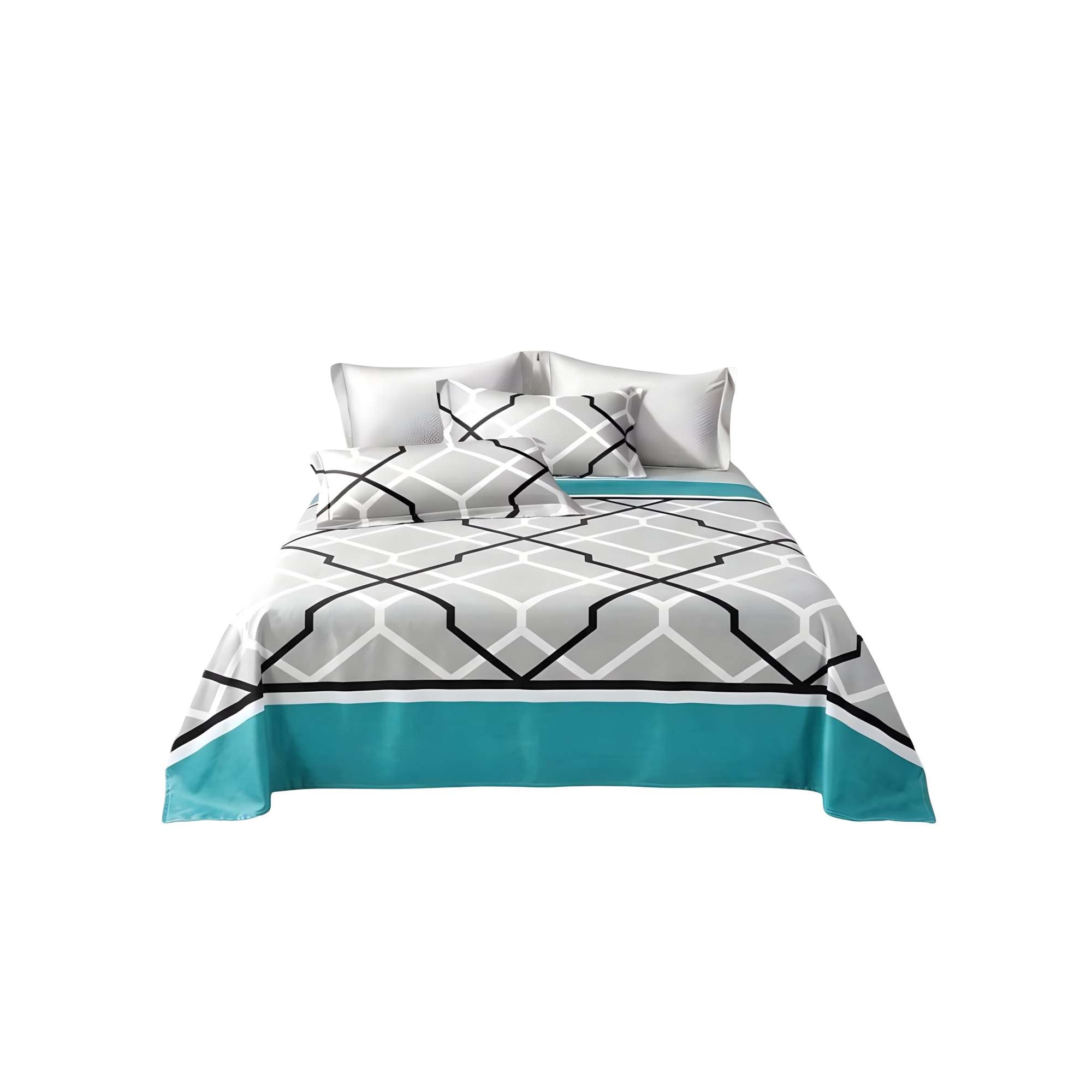 Genérico - Pack De Sabanas Genericas Con Diseño 2 Plazas S05