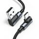 thumbnail image 2 of Cable Curvo Usb-A/Usb-C 3a Max Trenzado 2m Negro Ugreen Us176, 2 of 2