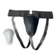 thumbnail image 3 of Protector De Ingle De Taekwondo Para Hombre Seguro Para Agarrar Suspensorio Sanda Sparring Negro S, 3 of 5