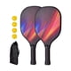 thumbnail image 1 of Paletas De Pickleball, 4 Bolas, Raquetas Ligeras De Pickleball Para Hombres, Mujeres, Niños, Estilo L, 1 of 5