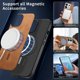 thumbnail image 3 of Magnetic Slim Case for Xiaomi Redmi Note 13 Pro 5G with Camera Guard & Anti-Scratch Back Brown, 3 of 6