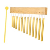 Magideal - 12 Campanas De Barra, Campanas De Viento De Percusión, Juguete Sensorial, Instrumentos De Percusión, Campanas Musicales De Percusión Para Práctica De