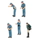 thumbnail image 1 of 1:64 Street Scene Diorama Figuras Personaje Resina Modelo Dise?o Decoración B, 1 of 5