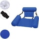 thumbnail image 4 of PVC Summer Inflatable Foldable Floating Row, Swimming Pool Water Hammock Air Mattresses Bed, Beach Water Sports Lounger Chair, Floating Pool Toy For Beach, Party, Vacation, Pool Party, 4 of 5