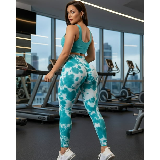 Calza Push Up Mujer Manchas Vaquita Deportiva