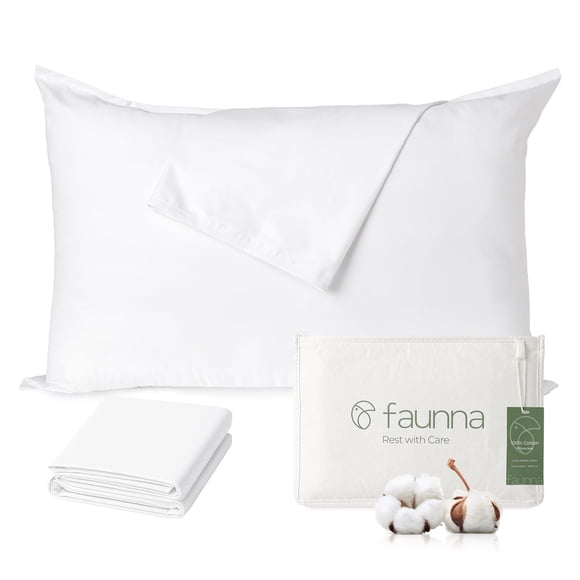 Protector de almohada FAUNNA Queen 4 unidades 600 hilos