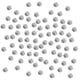 thumbnail image 3 of 100 Piezas Redondas Arcilla Diamantes De Imitación Cristal Pave Disco Ball Beads Plata 10mm, 3 of 3